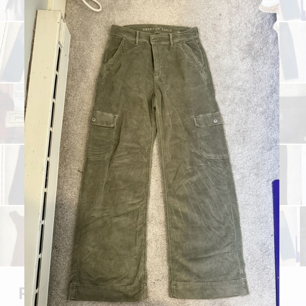 American Eagle Corduroy Cargo Pants
